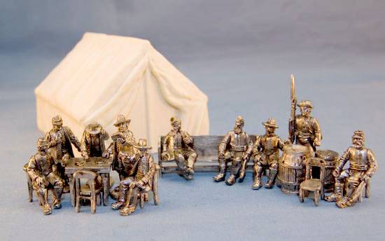 Confederate Camp Set with Tent
